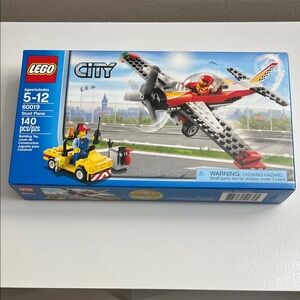 New Sealed: LEGO City Stunt Plane Set - Red, Yellow, and Gray